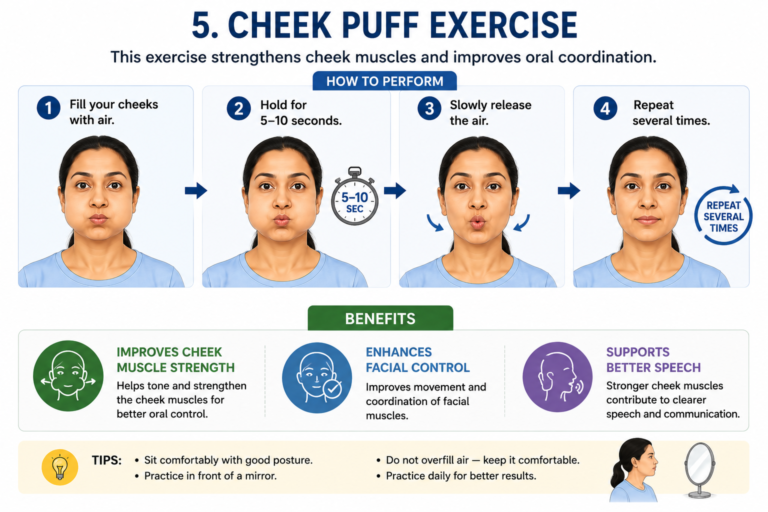 Cheek Puff Exercise