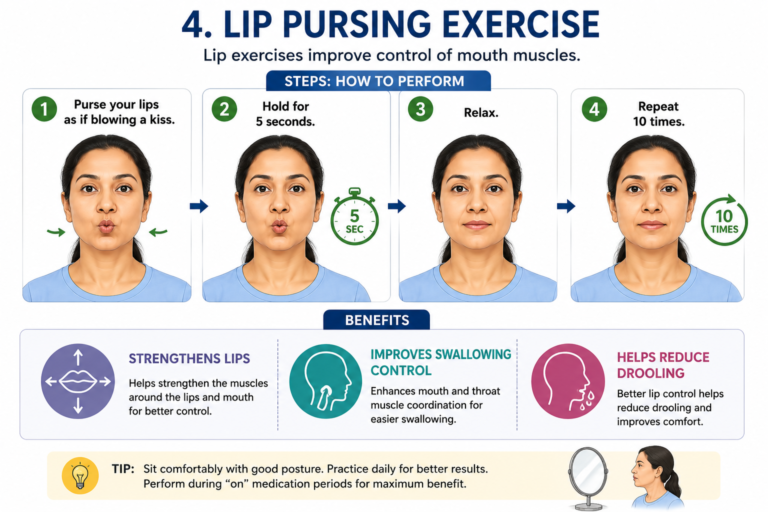 Lip Pursing Exercise