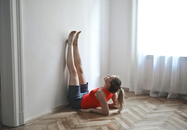 Legs Up the Wall Pose